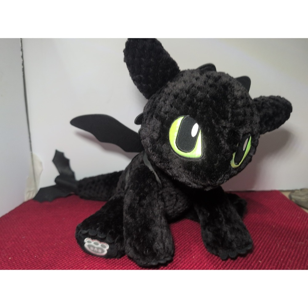 Build A Bear How To Train Your Dragon Toothless 14" Plush~Wings